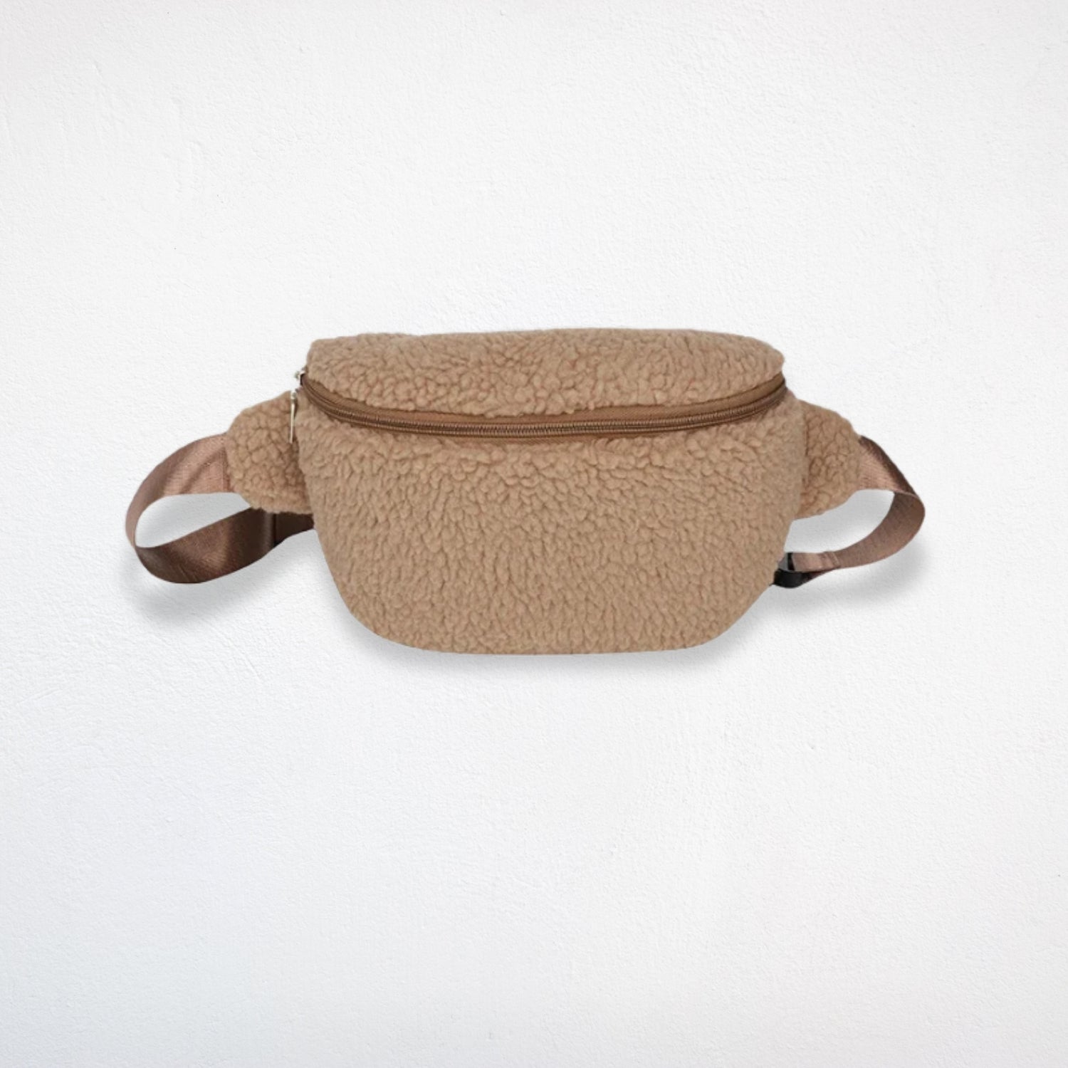 Sac Banane Peluche kaki