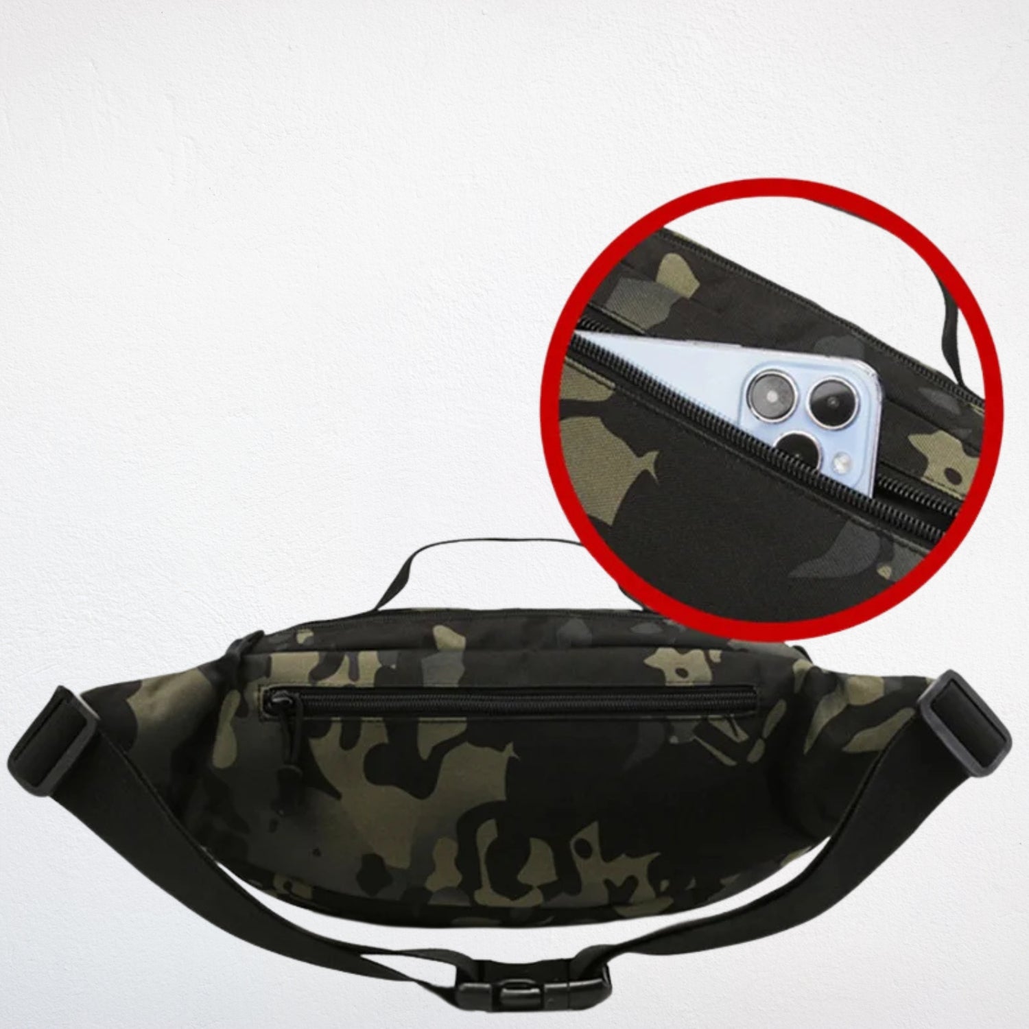 Sac Banane Pêche poche téléphone
