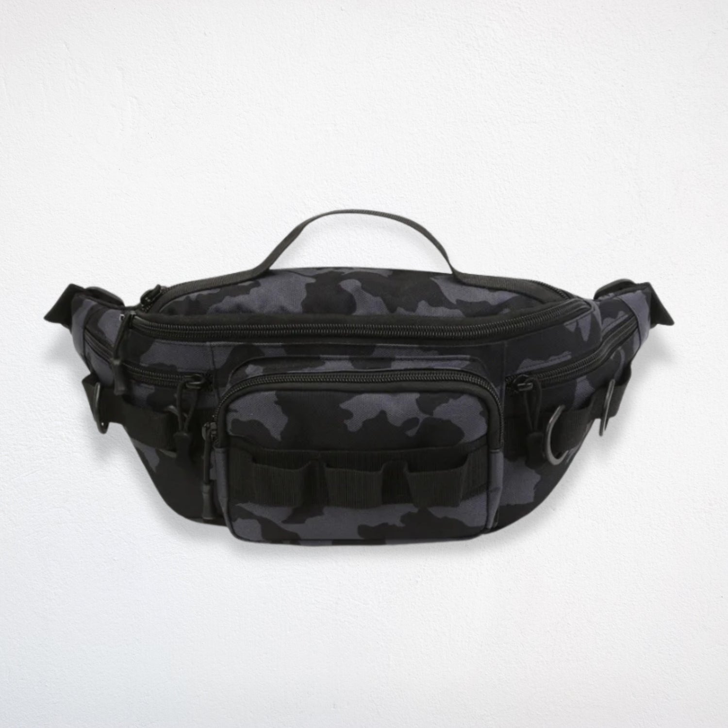 Sac Banane Pêche noir camouflage