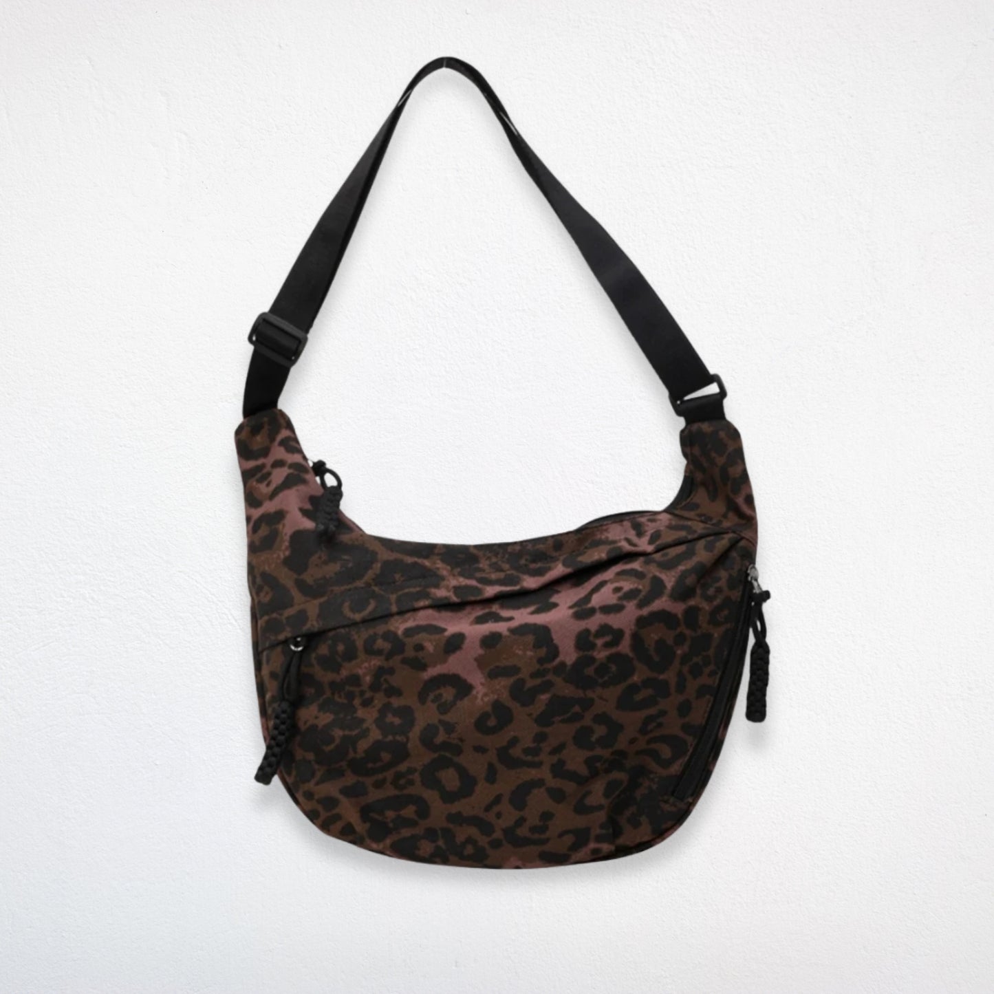 Bandoulière Sac Léopard café