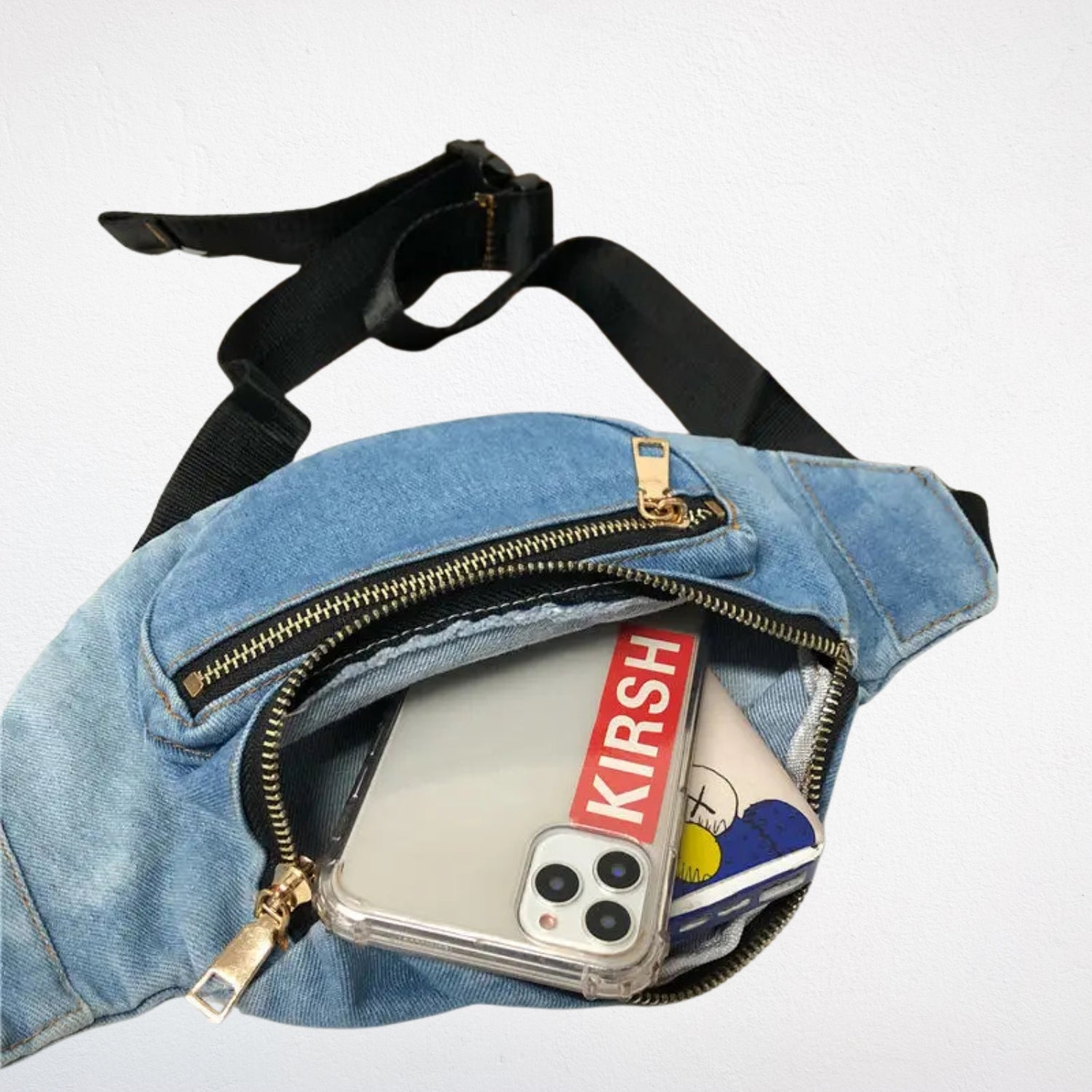 Sac Banane Jean ouvert