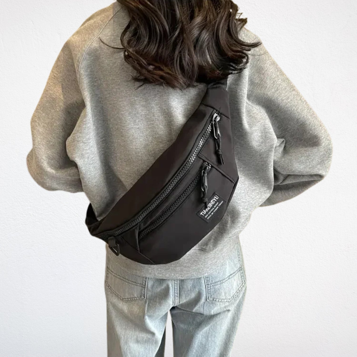 Sac Banane Xl Léopard noir