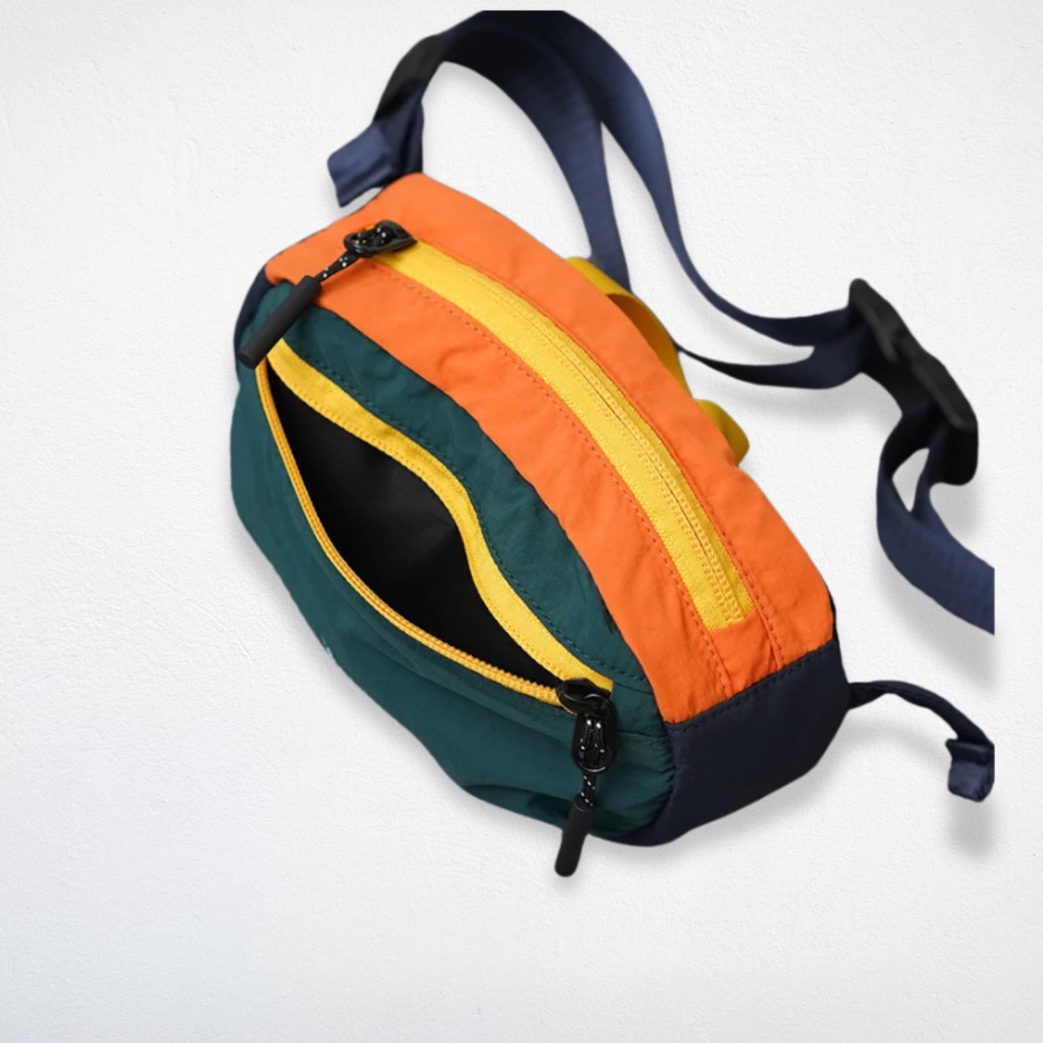 Sac Banane Homme Sport Expert jaune ouvert