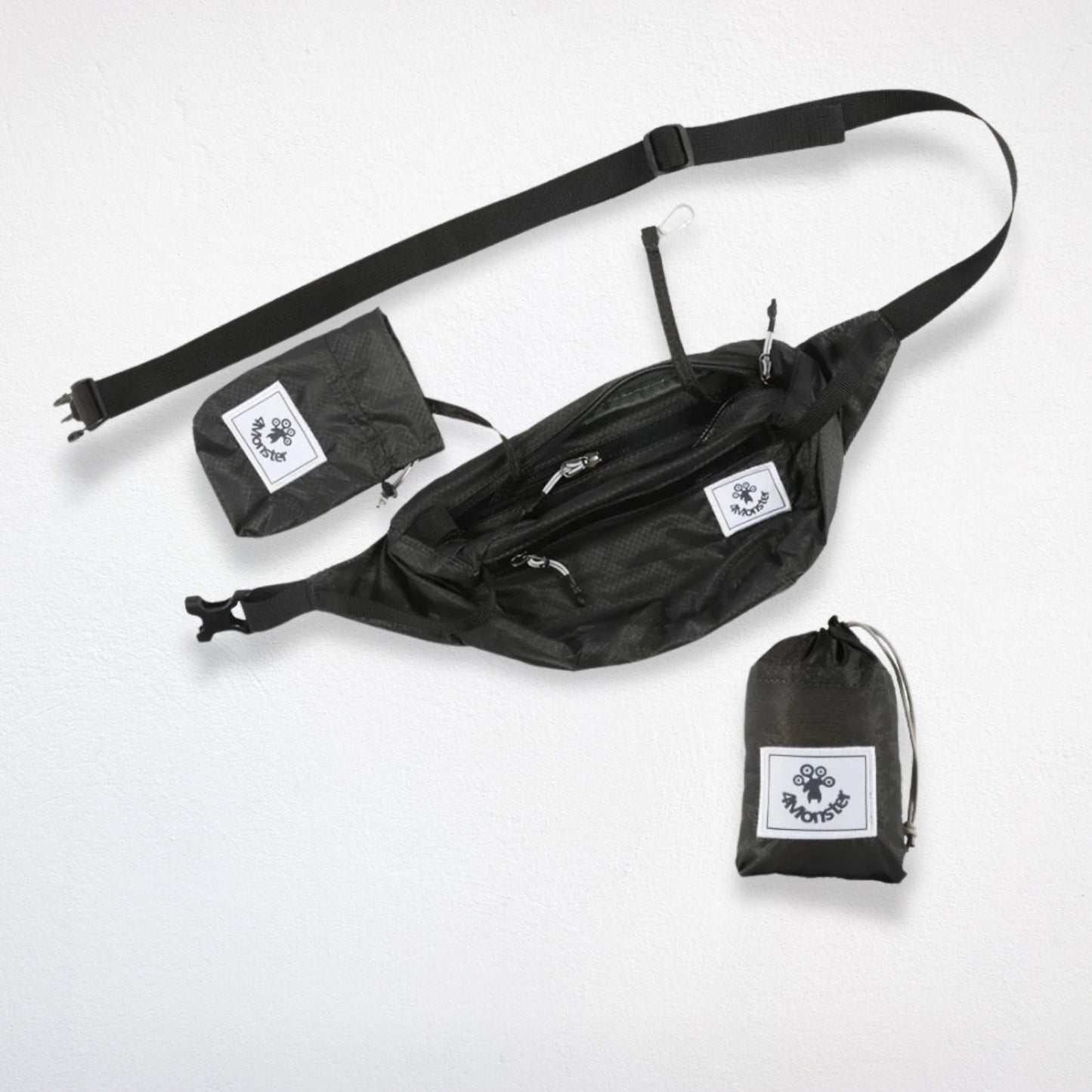 Sac De Taille Randonnée gris foncé