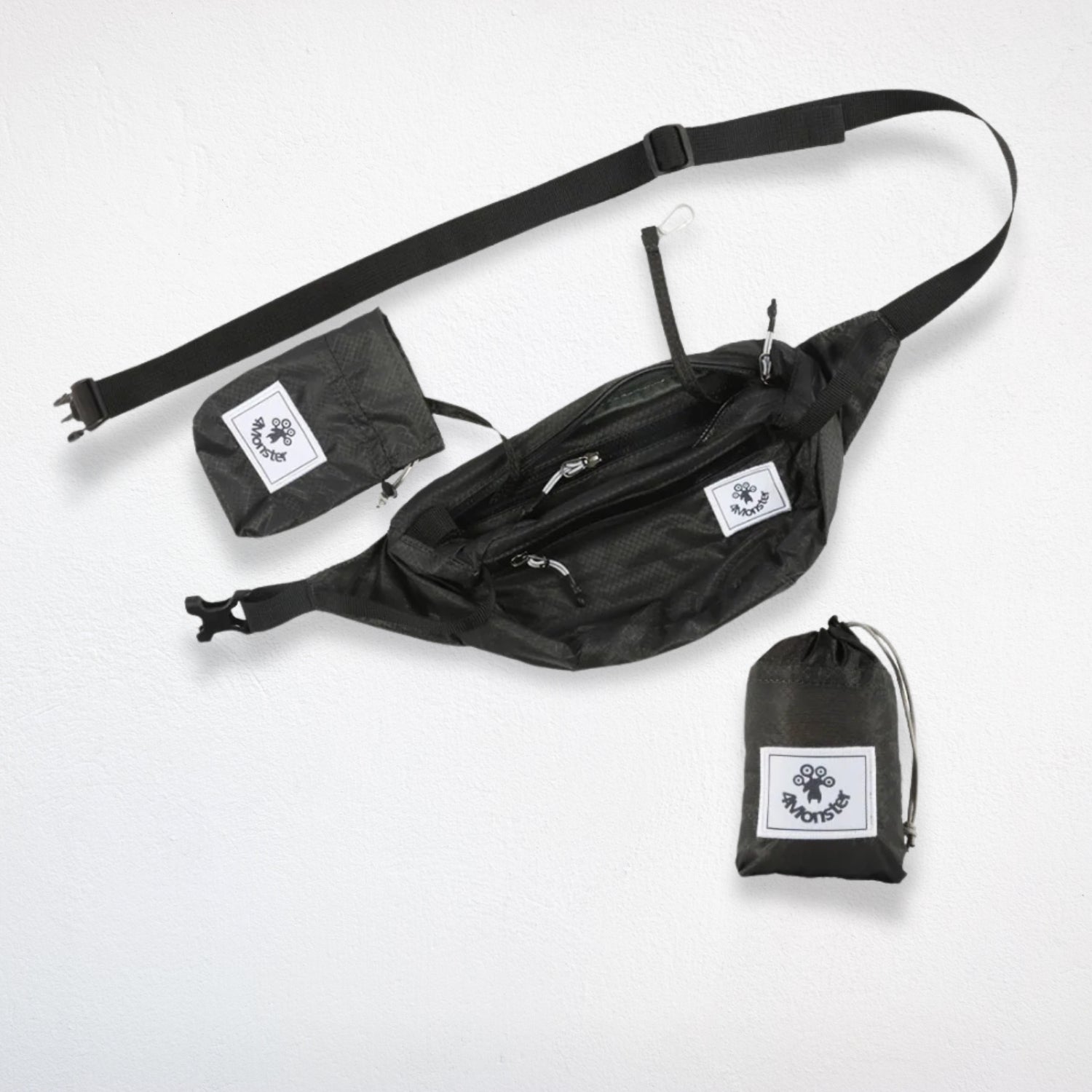 Sac De Taille Randonnée gris foncé