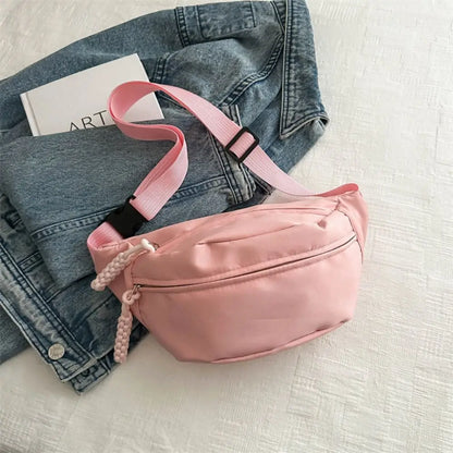 Sac Banane Demi-Lune rose