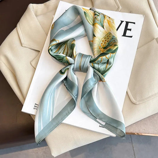 Foulard sur un Sac - Celeste