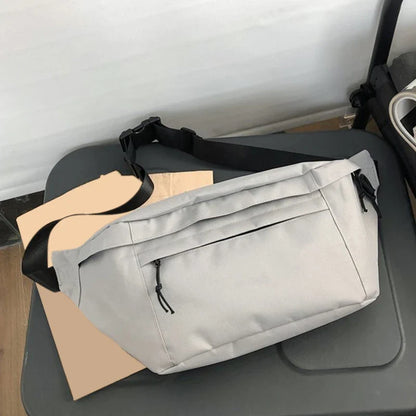 Grand Sac Banane Homme gris