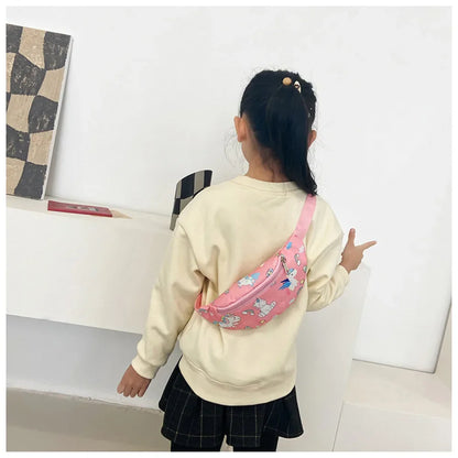 Sac à Main Licorne Enfant vert porté