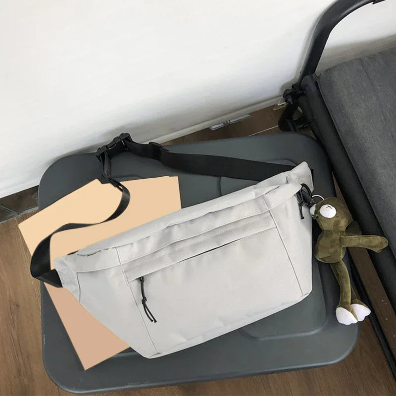 Grand Sac Banane Homme blanc