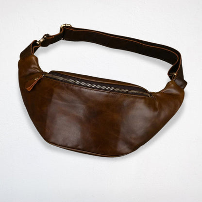 Sac Banane Cuir Noir - Eden
