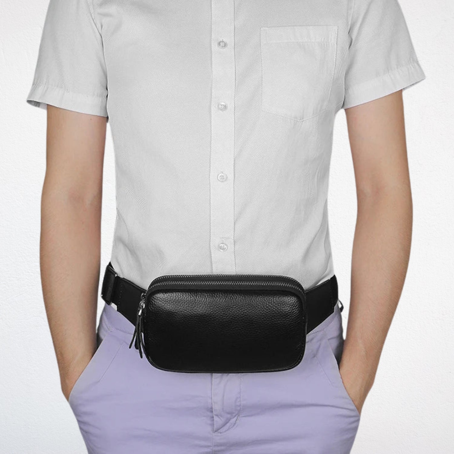 Sac Bandoulière Homme en Cuir - Noam