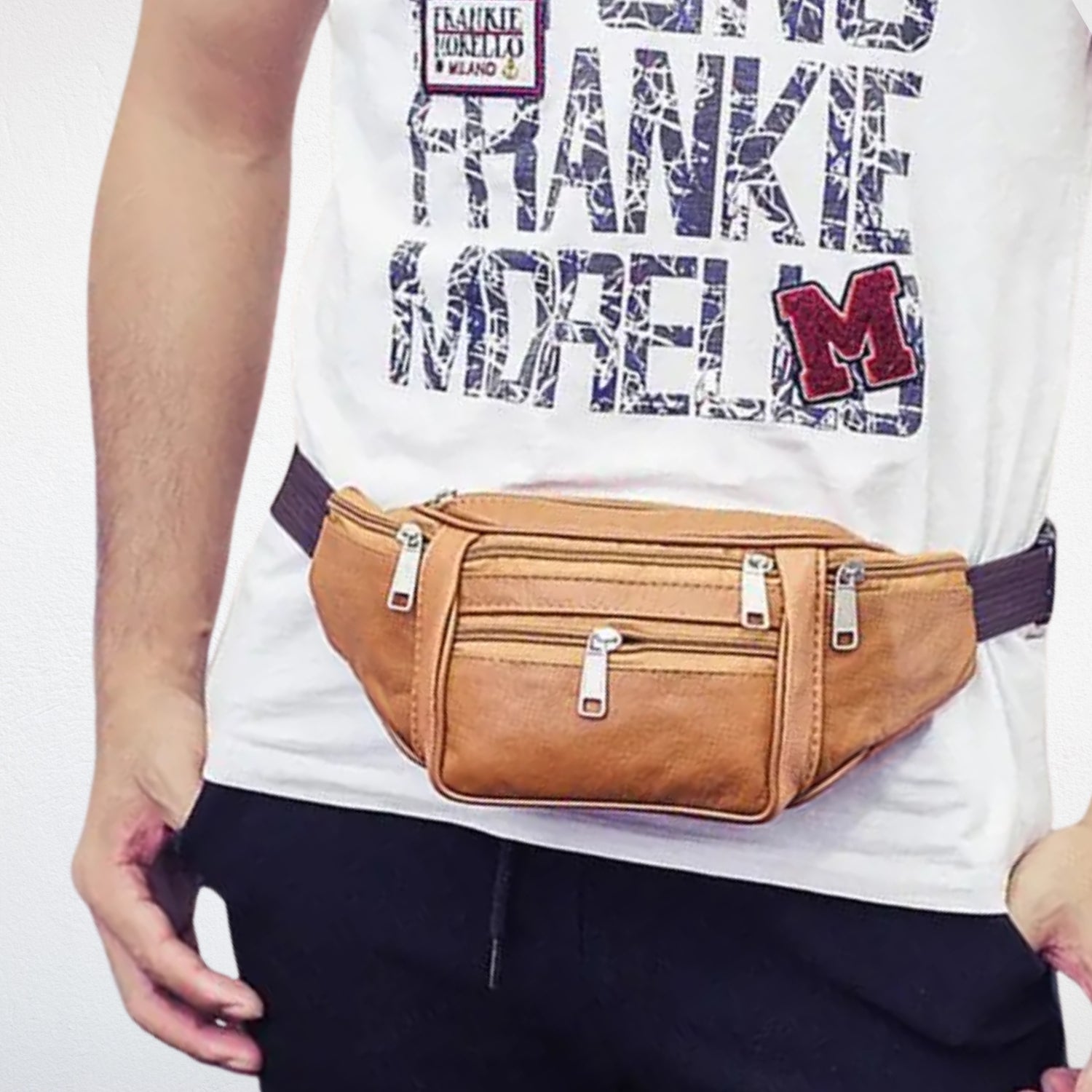 Sacoche Banane en Cuir pour Homme - Manoa