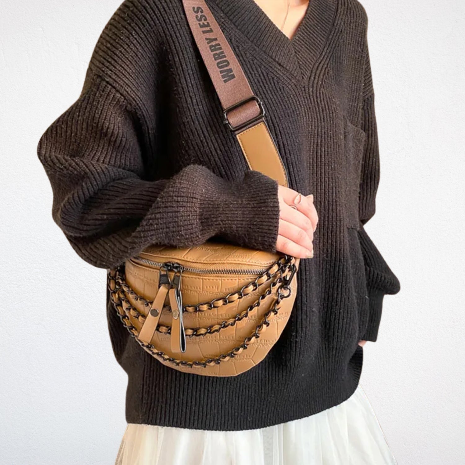 Sac Demi-Lune Bandoulière - Naïm