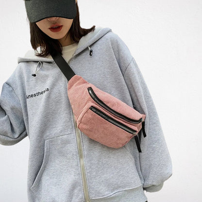 Sac Banane en Velours - Kiran