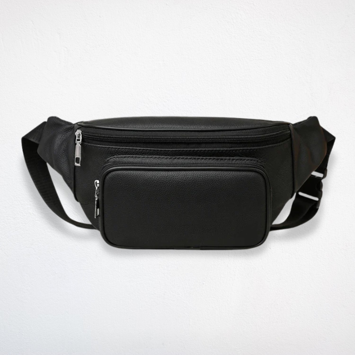 Sac Bandoulière Cuir Noir Homme - Isao