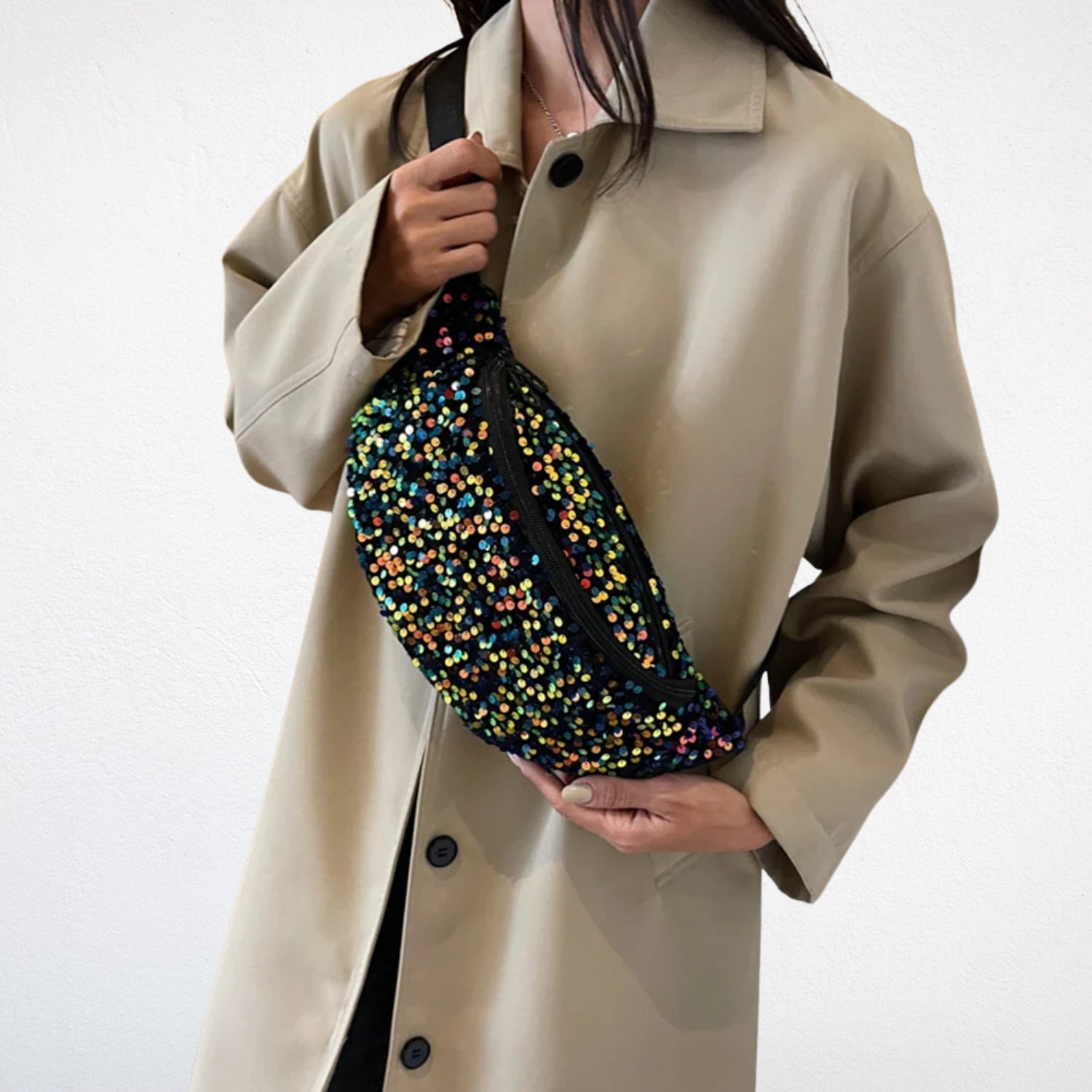 Sac Banane Paillettes Femme - Linael