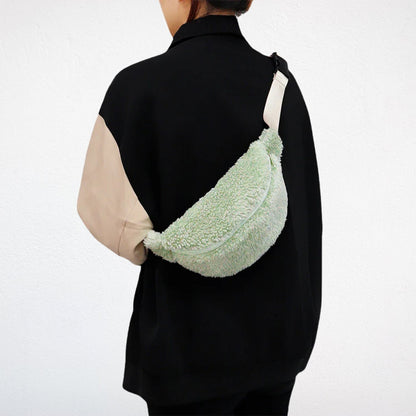 Sac Banane Femme en Moumoute 