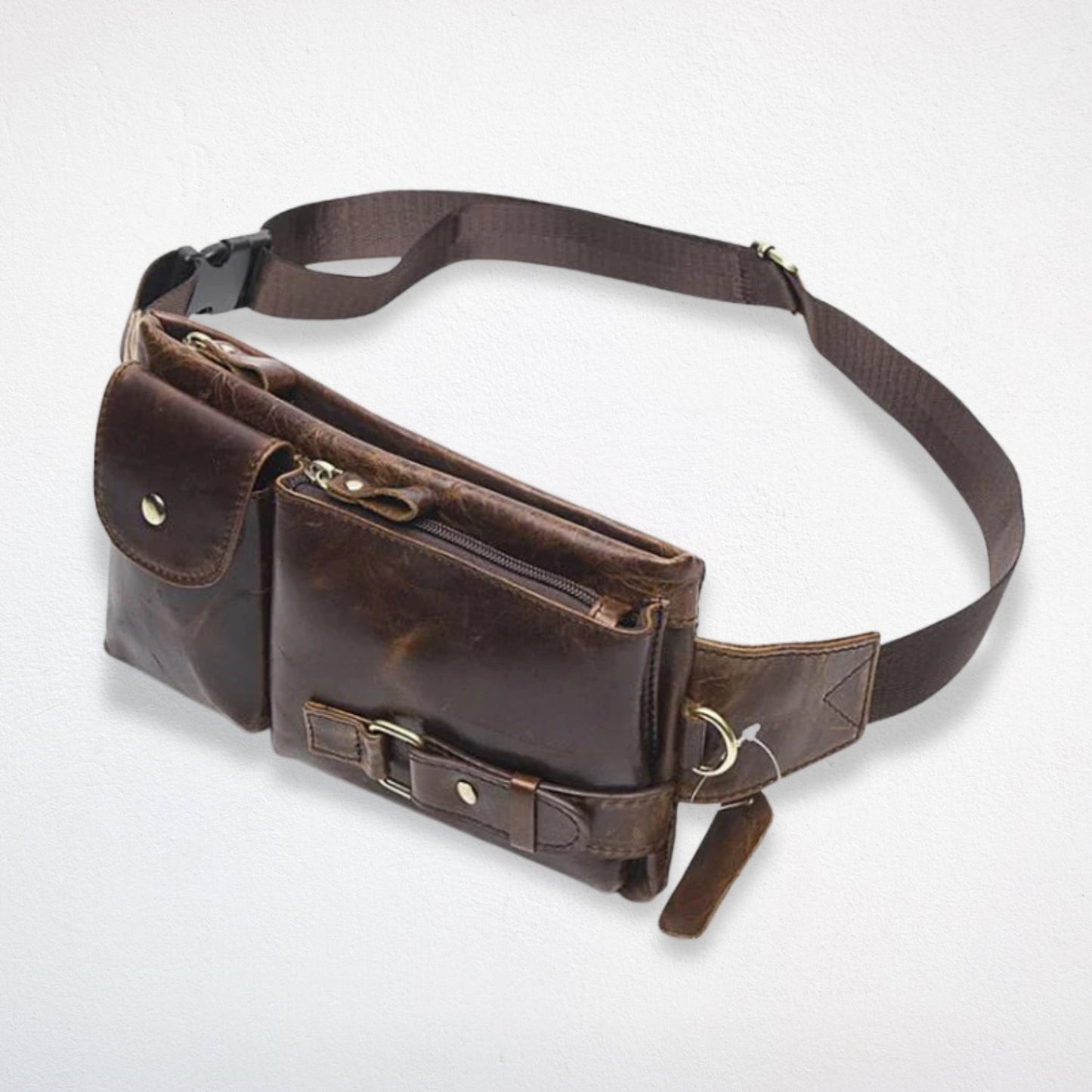 Sac Banane Cuir Marron – Ysel