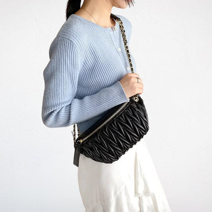 Sac Banane Chic en Cuir Femme 